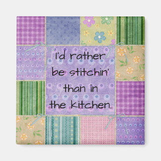 Quilters Country Patchwork Magnet