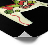 Quilters Dala Horses Poster (Ecke)