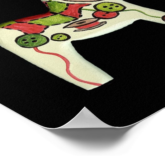 Quilters Dala Horses Poster (Ecke)