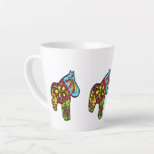 Quilters Dala Horses von Julia, Milchtasse (Linke Ecke)