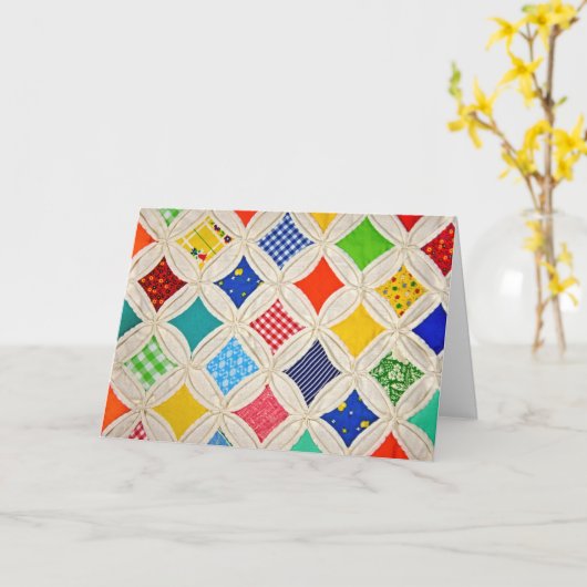 Quilters Geburtstag Karte (Gelbe Blume)