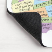 Quilters Gehirn Mousepad (Ecke)