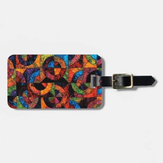 Quilters Gepäckanhänger (Vorderseite horizontal)