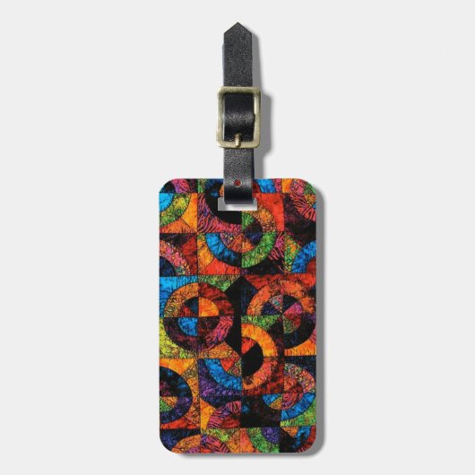 Quilters Gepäckanhänger (Vorderseite vertikal)