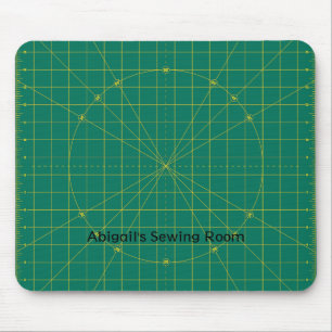 Quilters grünes Schneiden Mat Mousepad