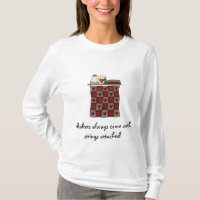 Quilters kommen mit Schnüre T-Shirt