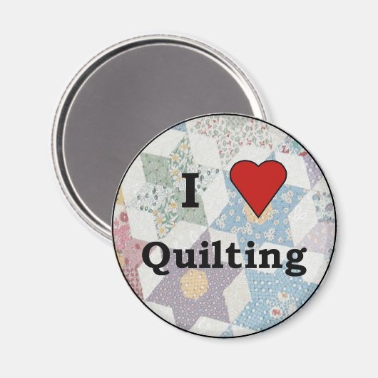 Quilters Magnet (Vorderseite/Rückseite)