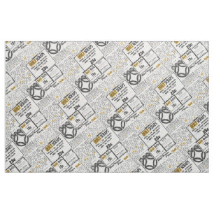 Quilters Nachrichten Stoff