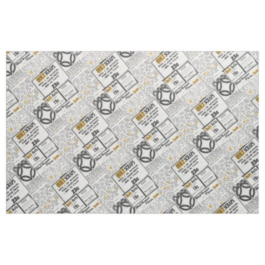 Quilters Nachrichten Stoff (Fat Quarter (45,7 x 55,9 cm))