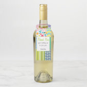 Quilters Patchwork Custom Hostess Geschenk Wein Fl Flaschenanhänger (Auf Flasche)
