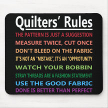 Quilters Regeln