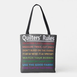Quilters Regeln Tasche