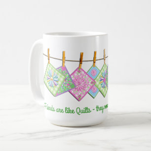 Quilters Tasse - Zitat - Closesline-Steppdecken -