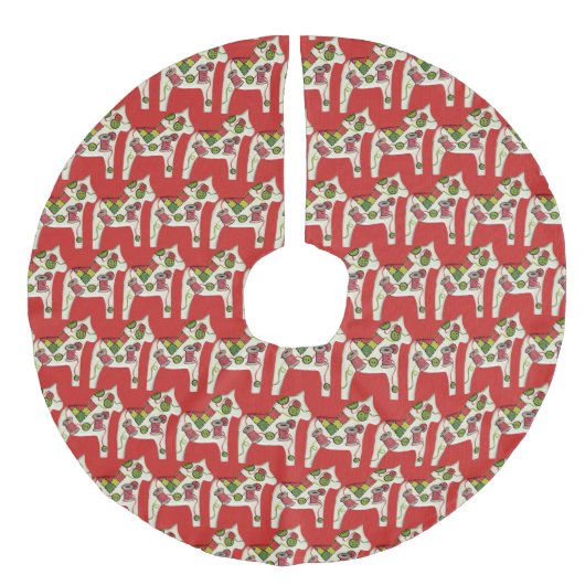 Quilters Weihnachtsbaumrock Leinenimitat Weihnachtsbaumdecke (Vorderseite)