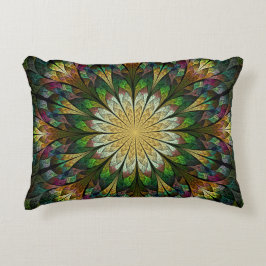 Quiltierte Blume Dekokissen