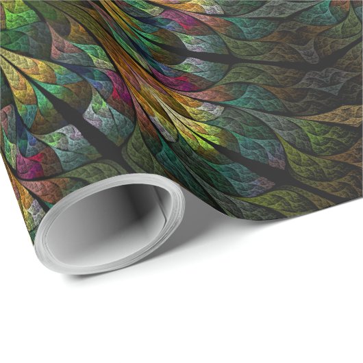 Quiltierte Blume Geschenkpapier (Rolleneckpunkt)