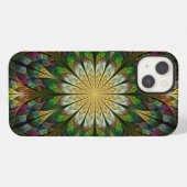 Quiltierte Blume iPhone Hülle (Rückseite (Horizontal))