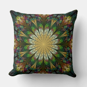 Quiltierte Blume Kissen