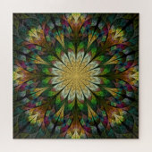 Quiltierte Blume Puzzle (Horizontal)