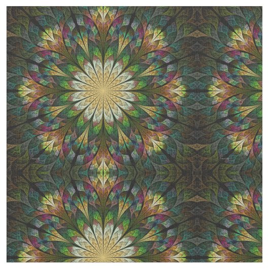 Quiltierte Blume Stoff (Nahaufnahme)