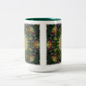 Quiltierte Blume Zweifarbige Tasse (Mittel)