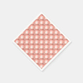 Quiltierte Diamond Funkelnd Rose Gold Pink Luxus Serviette (Ecke)