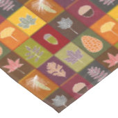 Quiltierte Herbstlaube Tischdecke (Schrägansicht)