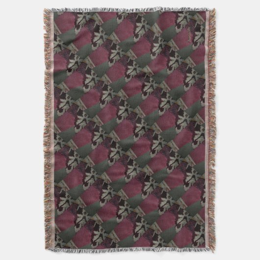 Quiltierte Illusionen Decke (Vorderseite Vertikal)