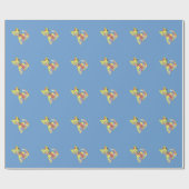 Quiltierte Kitten Wrapping Paper Geschenkpapier (Flach)
