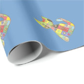 Quiltierte Kitten Wrapping Paper Geschenkpapier (Rolleneckpunkt)