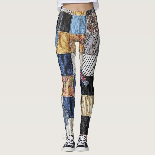 Quiltierte Leggings (Vorderseite)