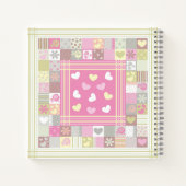 Quiltierte Liebe Notizblock (Rückseite)