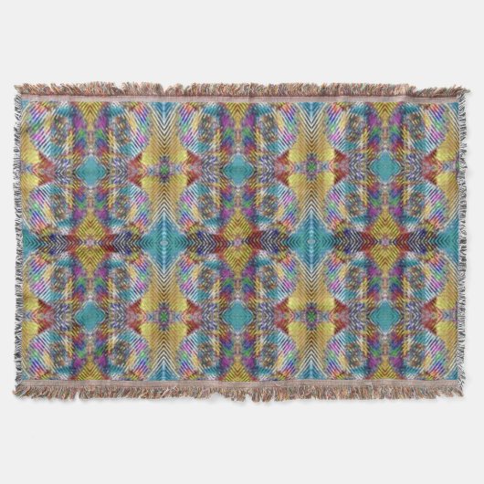 Quiltiertes Design Decke (Vorderseite)