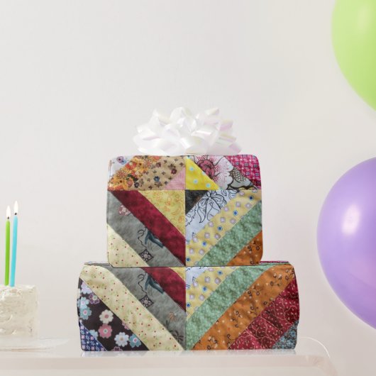Quiltiertes Druckmuster Geschenkpapier (Partygeschenke)
