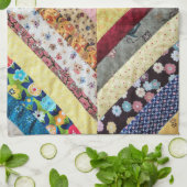 Quiltiertes Druckmuster Geschirrtuch (Gefaltet)