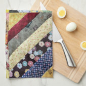Quiltiertes Druckmuster Geschirrtuch (Viertel Falte)