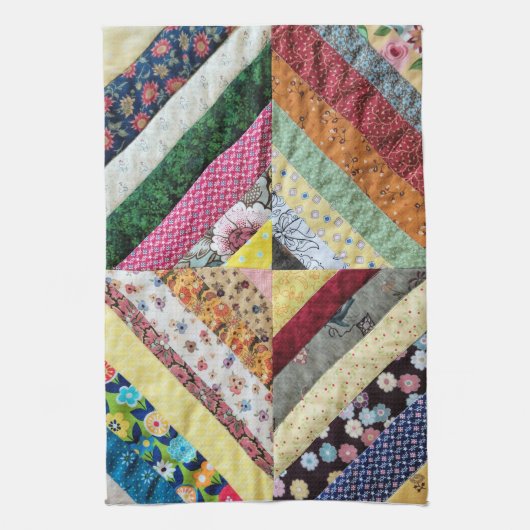 Quiltiertes Druckmuster Geschirrtuch (Vertikal)