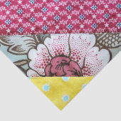 Quiltiertes Druckmuster Seidenpapier (Detail)