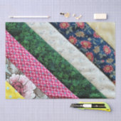 Quiltiertes Druckmuster Seidenpapier (Handwerk)