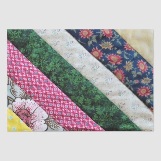 Quiltiertes Druckmuster Seidenpapier (Vorderseite)