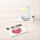 Quiltierung Rechteckiger Pappuntersetzer (Vor Ort)