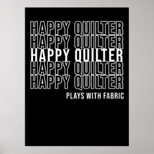 Quiltierungen für lustige Quiltierungen mit Stoff Poster