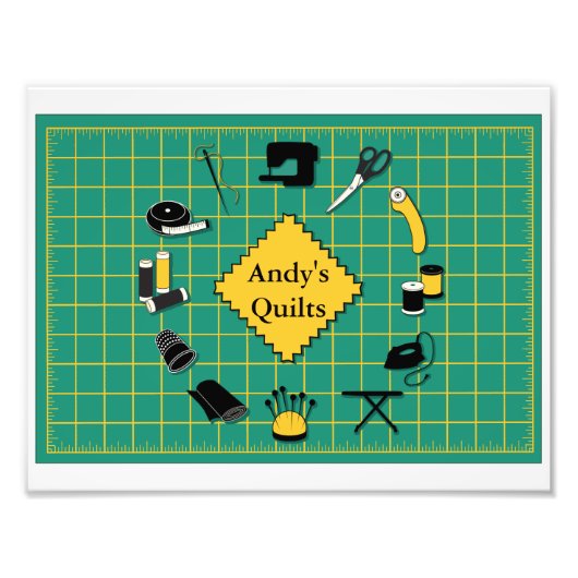 Quiltime Anpassen des Labels Fotodruck (Vorne)