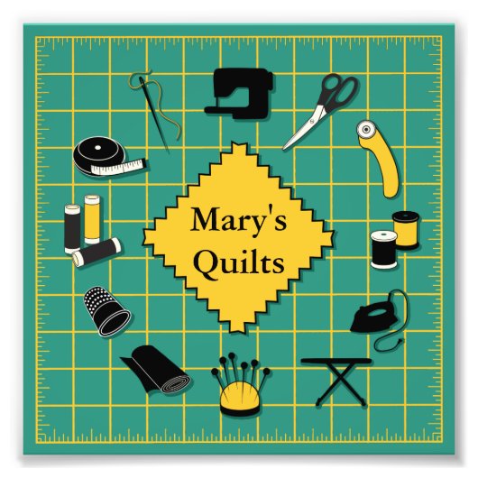 Quiltime Anpassen des Labels Fotodruck (Vorne)