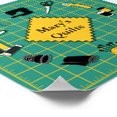 Quiltime Anpassen des Labels Poster (Ecke)