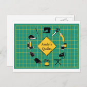 Quiltime Anpassen des Labels Postkarte (Vorne/Hinten)