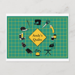 Quiltime Anpassen des Labels Postkarte