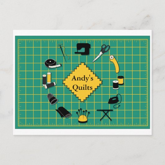 Quiltime Anpassen des Labels Postkarte (Vorderseite)