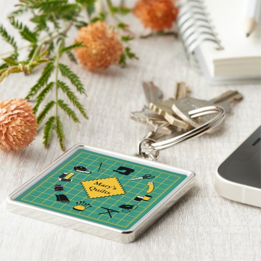 Quiltime Anpassen des Labels Schlüsselanhänger (Seite)