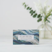 Quilting And Patchwork Design Visitenkarte (Stehend Vorderseite)